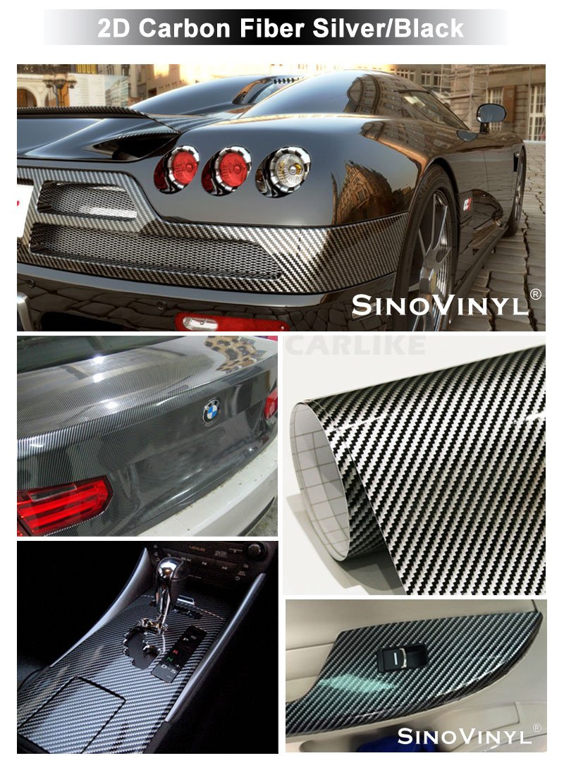 Wholesale Black Carbon Fiber Car Wrap Vinyl For Car Decoration