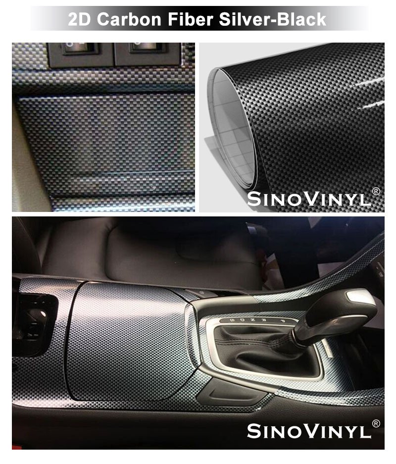 Wholesale Black Carbon Fiber Car Wrap Vinyl For Car Decoration