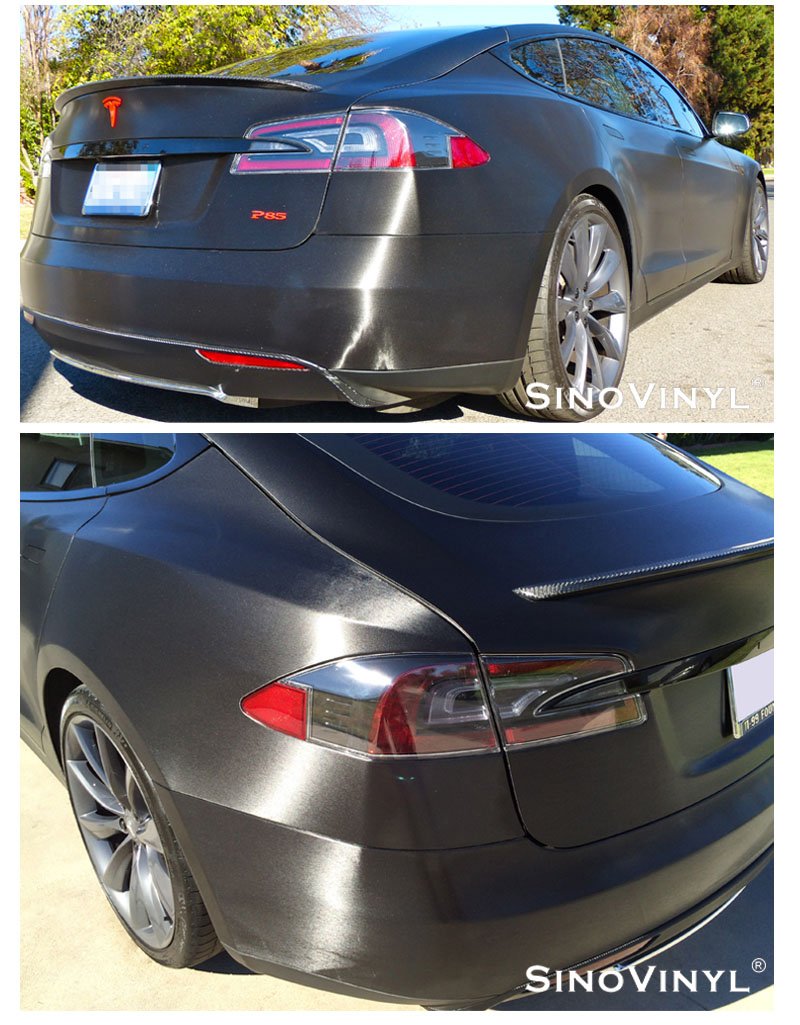 Matte Brushed Aluminum Metallic Vinyl Wrap Car