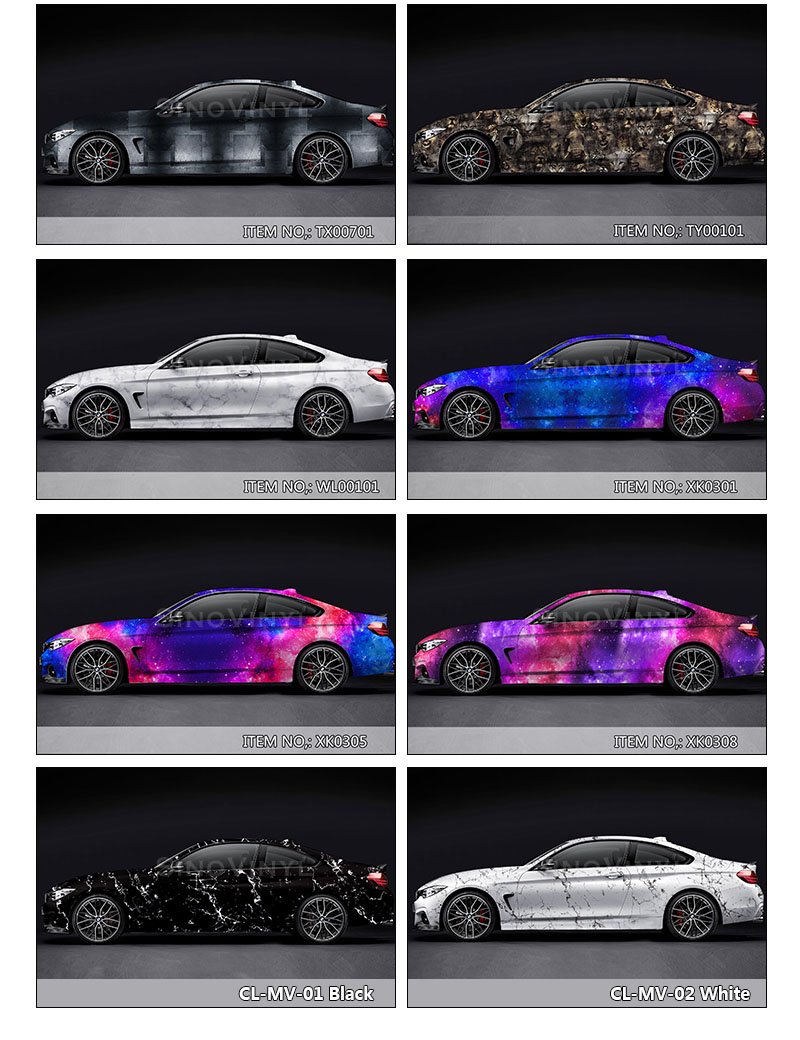 New Type Multiple Colors Printed Camouflage Camo Car Wraps Vinyl Film