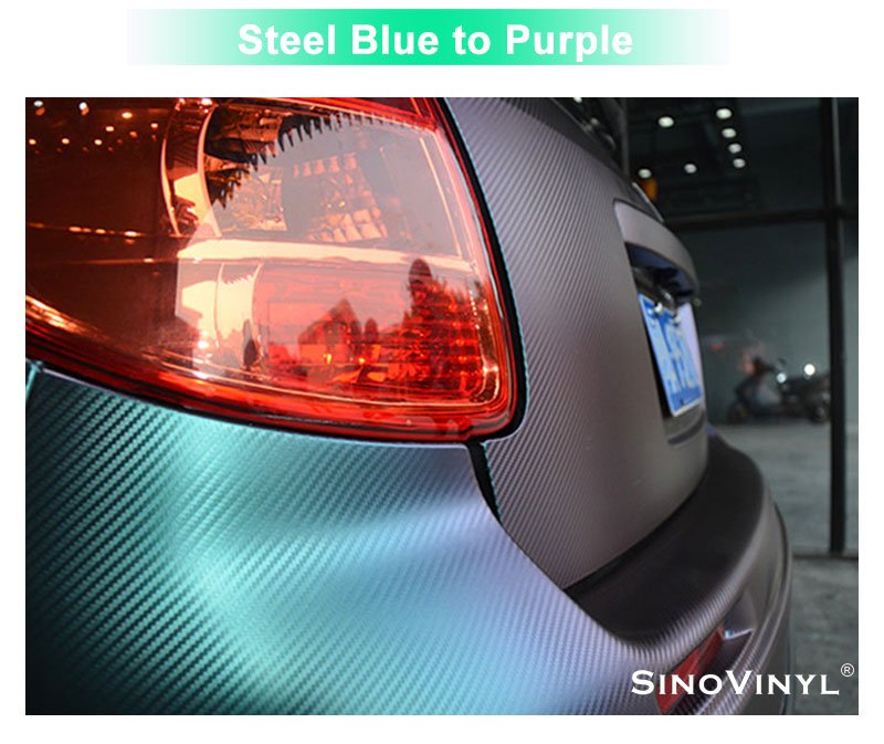 Chameleon Color Change 3D Carbon Fiber Vinyl Rolls