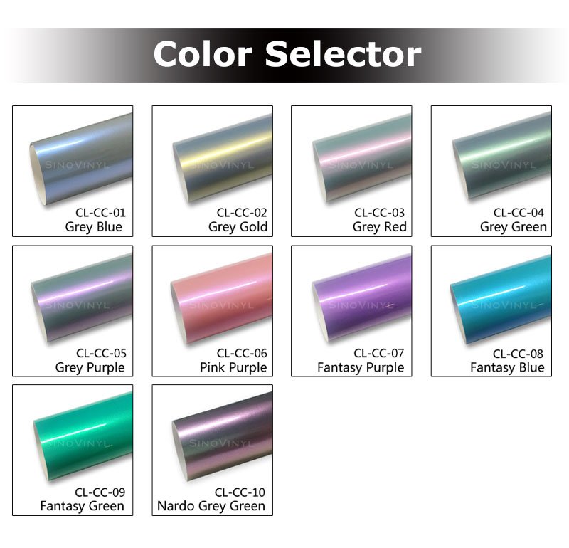 free sample glossy candy colored car body vinyl wrap