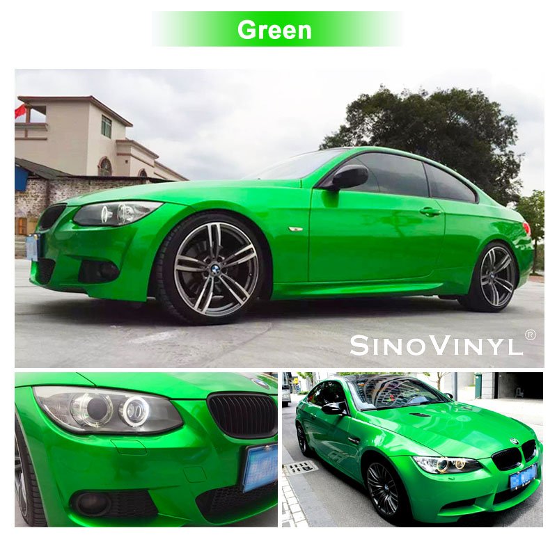 Chrome Gloss Metallic Vehicle Wrap Vinyl Film