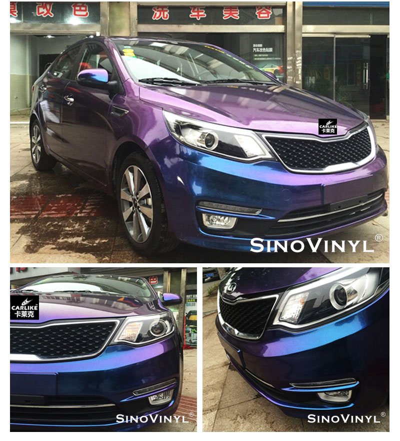 Wholesale Stretchable Custom Color Chameleon Film Vinyl Car Wrap