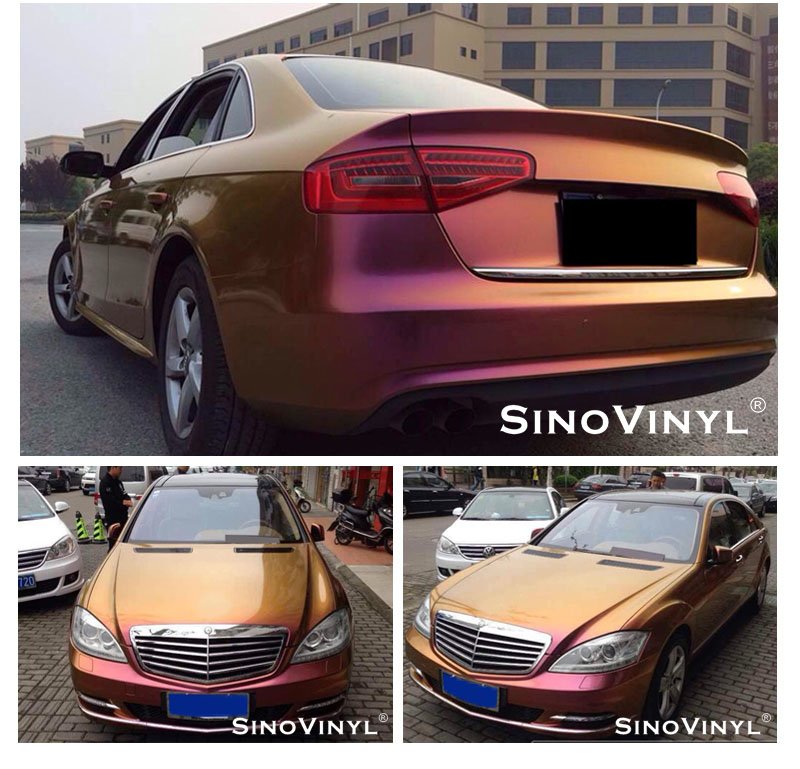 Wholesale Stretchable Custom Color Chameleon Film Vinyl Car Wrap