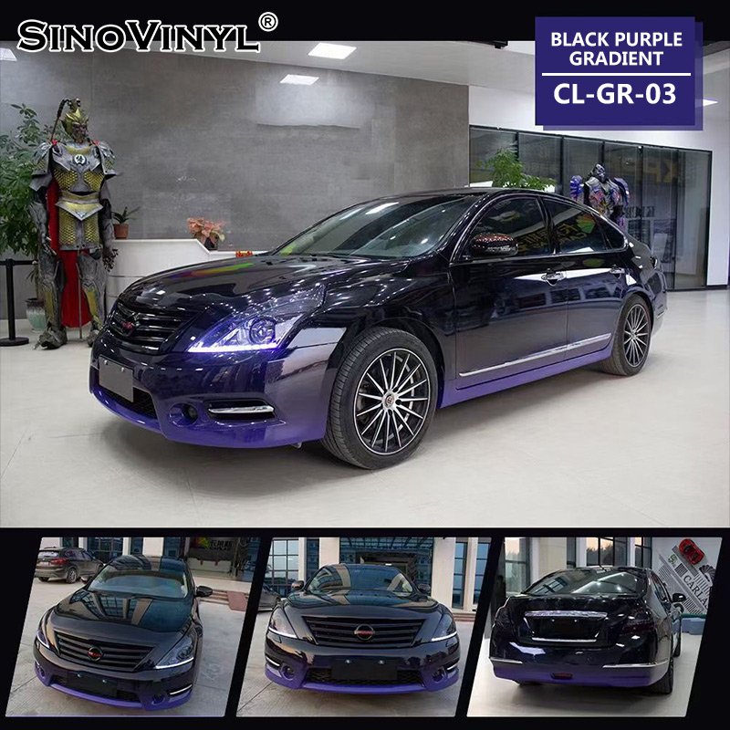 Premium+ Printed Customized Gradient Car Wrap Vinyl Film