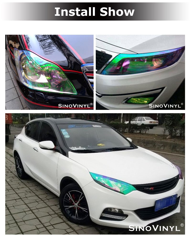 Wholesale universal car lamp vinyl wrapping good quality Car Headlight Protective film