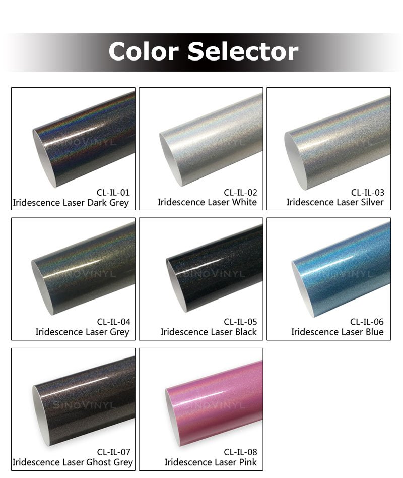 free sample glossy candy colored car body vinyl wrap