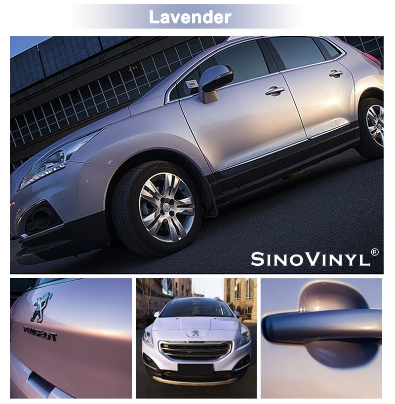 Macaron Gloss Vehicle Vinyl Wraps Auto Body Stickers