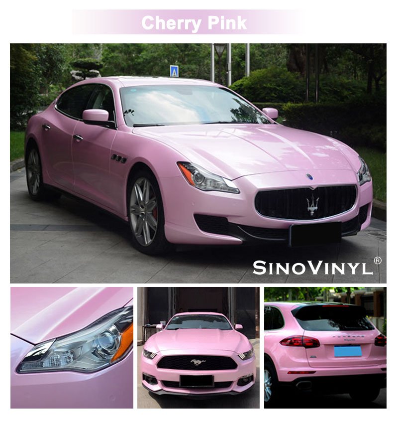 Macaron Gloss Vehicle Vinyl Wraps Auto Body Stickers
