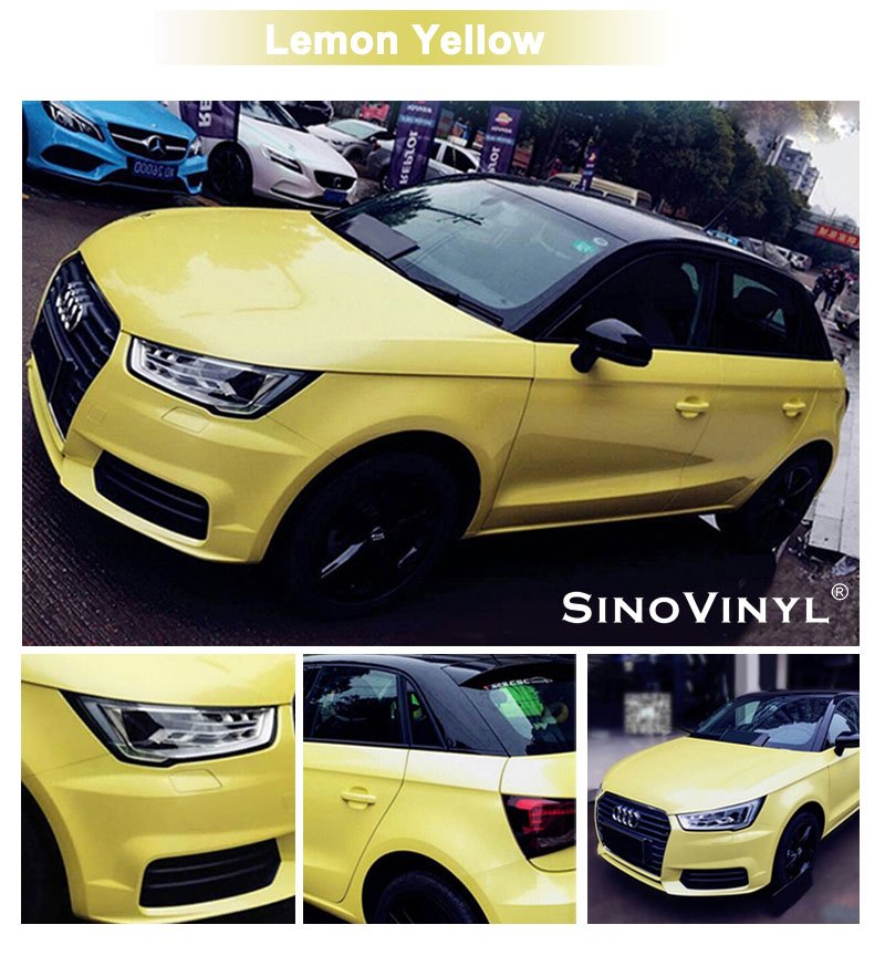 Macaron Gloss Vehicle Vinyl Wraps Auto Body Stickers