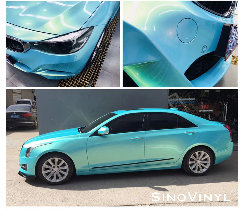 Magic Coral Chameleon Color Changing Car Wraps Vinyl Film