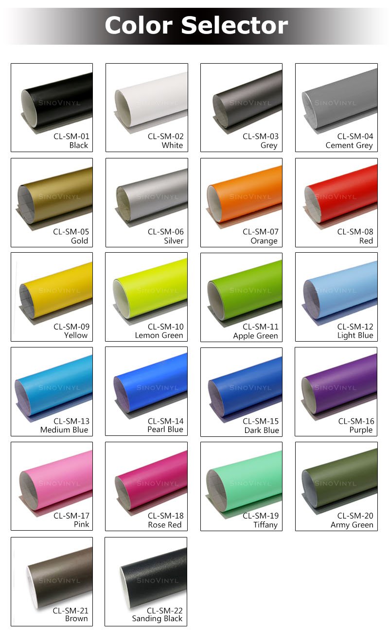 Super Matte Car Vinyl Sticker Wrap Film