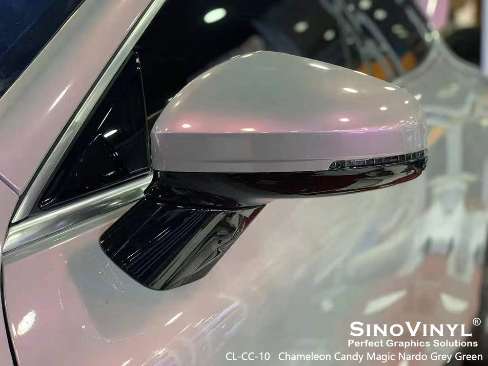 CL-CC-10 Chameleon Candy Magic Nardo Grey Green Motorcycle Wrapping for XPENG