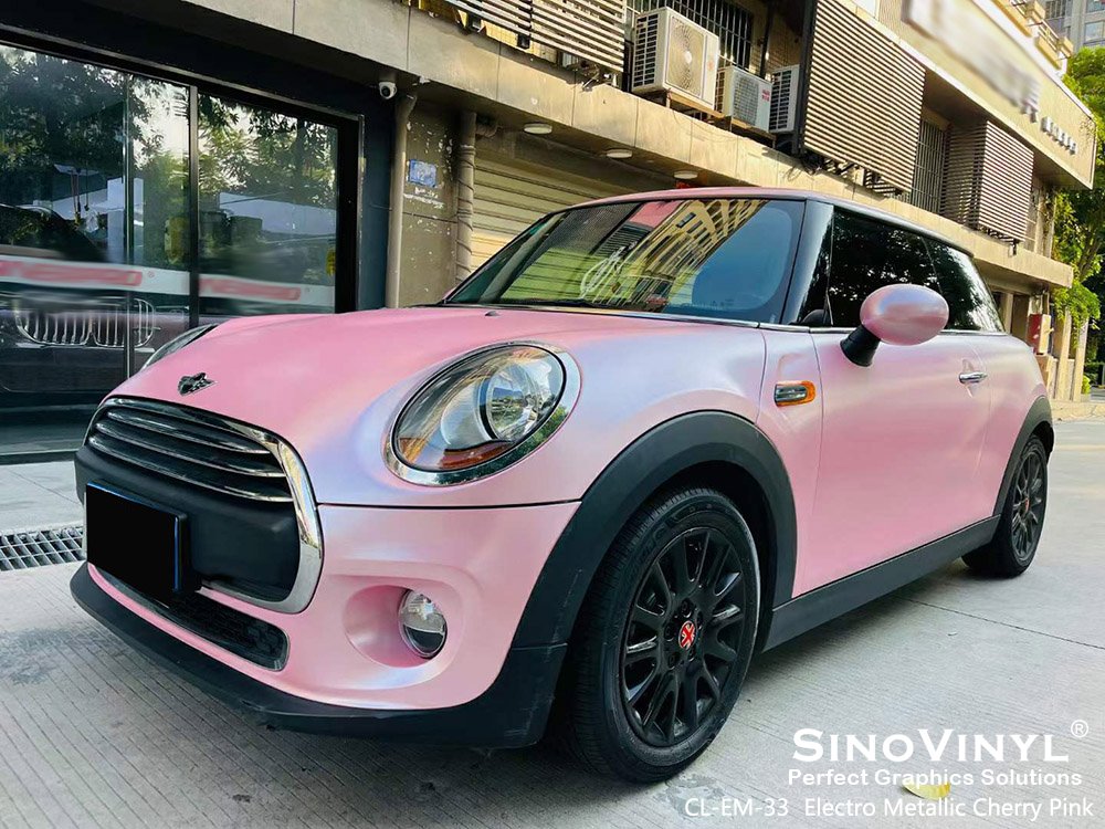 CL-EM-33 Electro Metallic Cherry Pink Vehicle Vinyl Wrapping for LAMBORGHINI