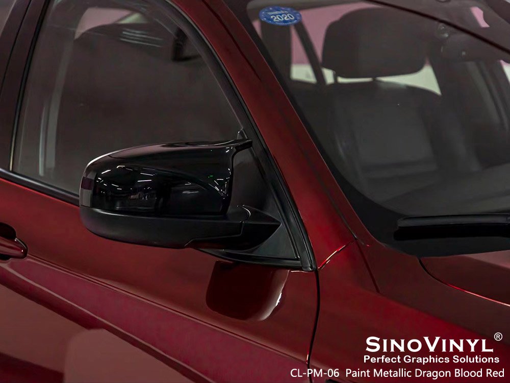 CL-PM-06 Paint Metallic Dragon Blood Red Car Wrapping Foil for BMW