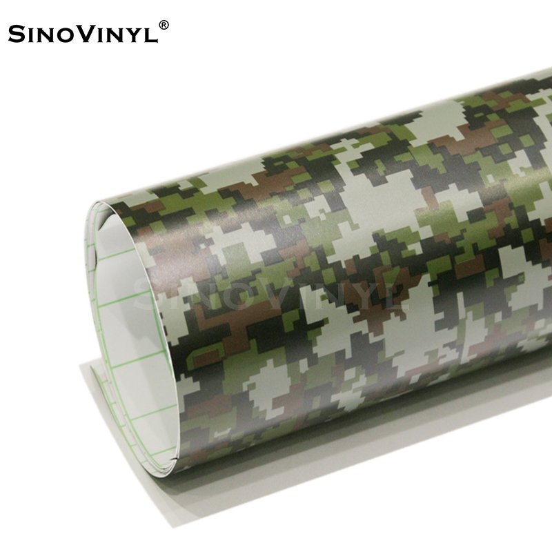 Bleu Camo Car Wrap Air Free Bubbles Camouflage Car Wrap Vinyle