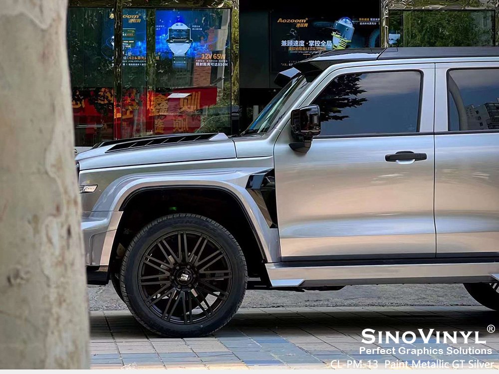 CL-PM-13 Paint Metallic GT Silver Buy Car Wrap for TANK