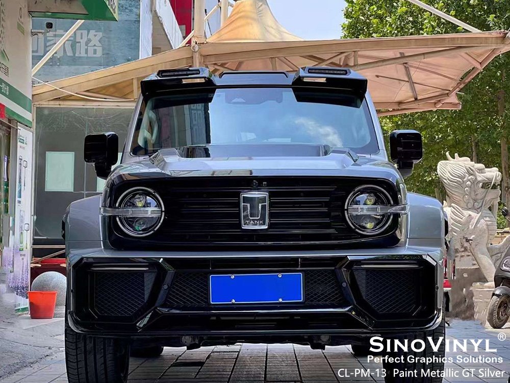 CL-PM-13 Paint Metallic GT Silver Buy Car Wrap for TANK