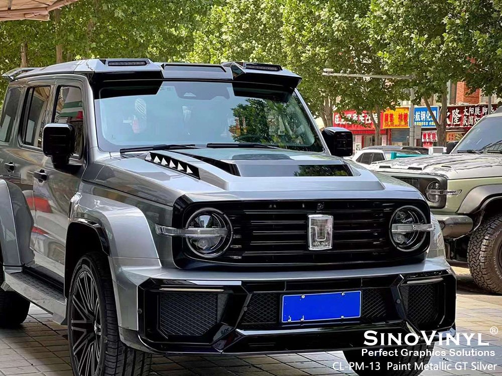 CL-PM-13 Paint Metallic GT Silver Buy Car Wrap for TANK