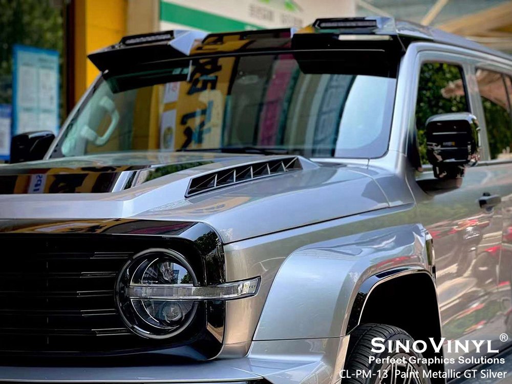 CL-PM-13 Paint Metallic GT Silver Buy Car Wrap for TANK