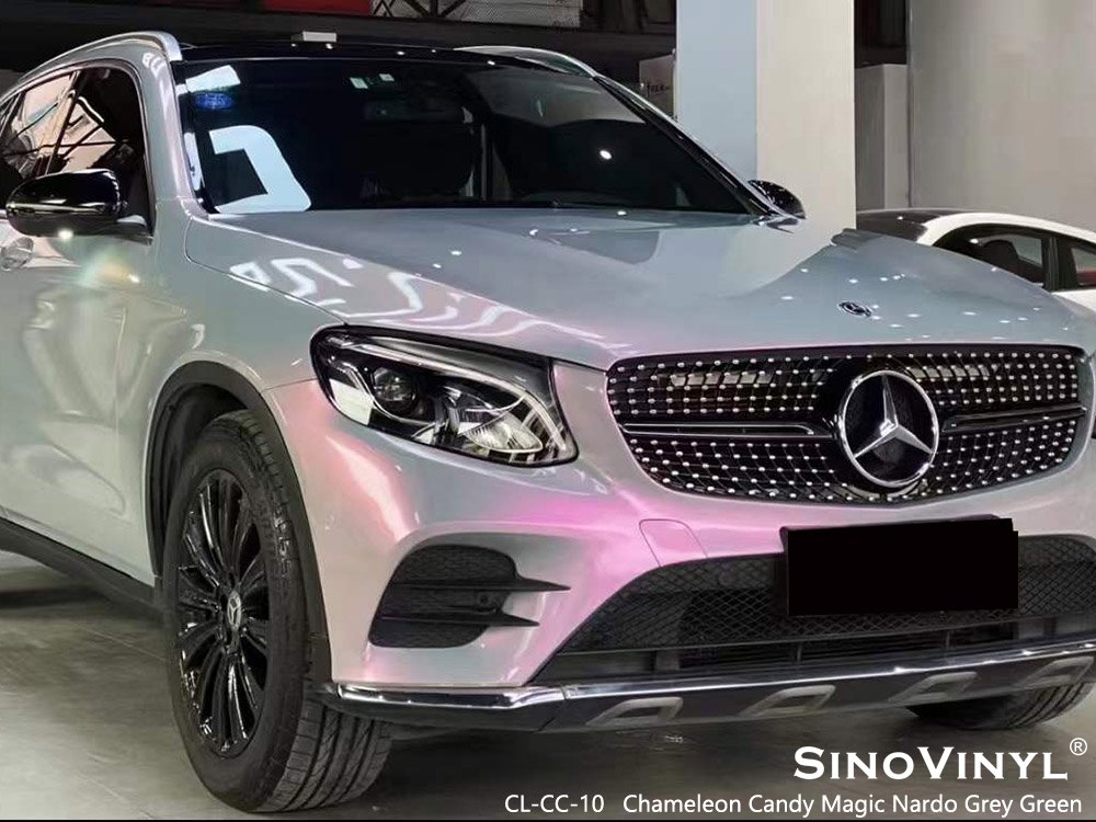 CL-CC-10 Chameleon Candy Magic Nardo Grey Green Wrap Your Car Price for MERCEDES-BENZ