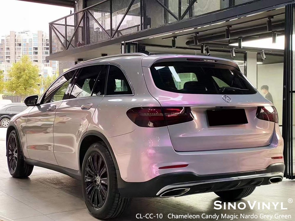 CL-CC-10 Chameleon Candy Magic Nardo Grey Green Wrap Your Car Price for MERCEDES-BENZ