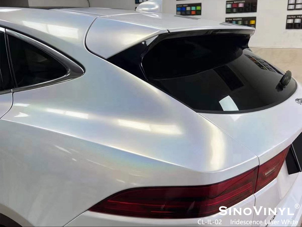 CL-IL-02 Iridescence Laser White Buy Car Vinyl Wrap for JAGUAR