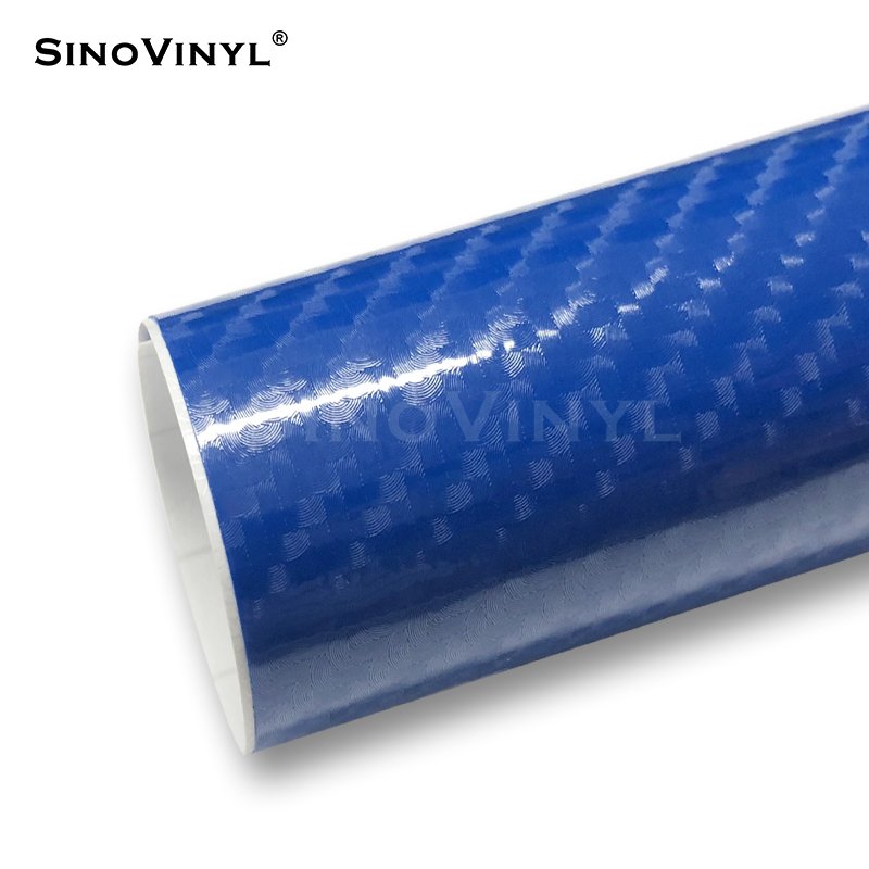 High Quality Gloss Black Color 5D 6D Carbon Fiber Car Decoration Film Auto Wrap Vinyl Sticker