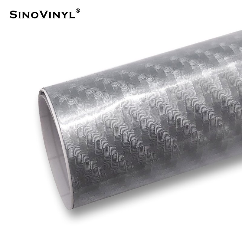 High Quality Gloss Black Color 5D 6D Carbon Fiber Car Decoration Film Auto Wrap Vinyl Sticker